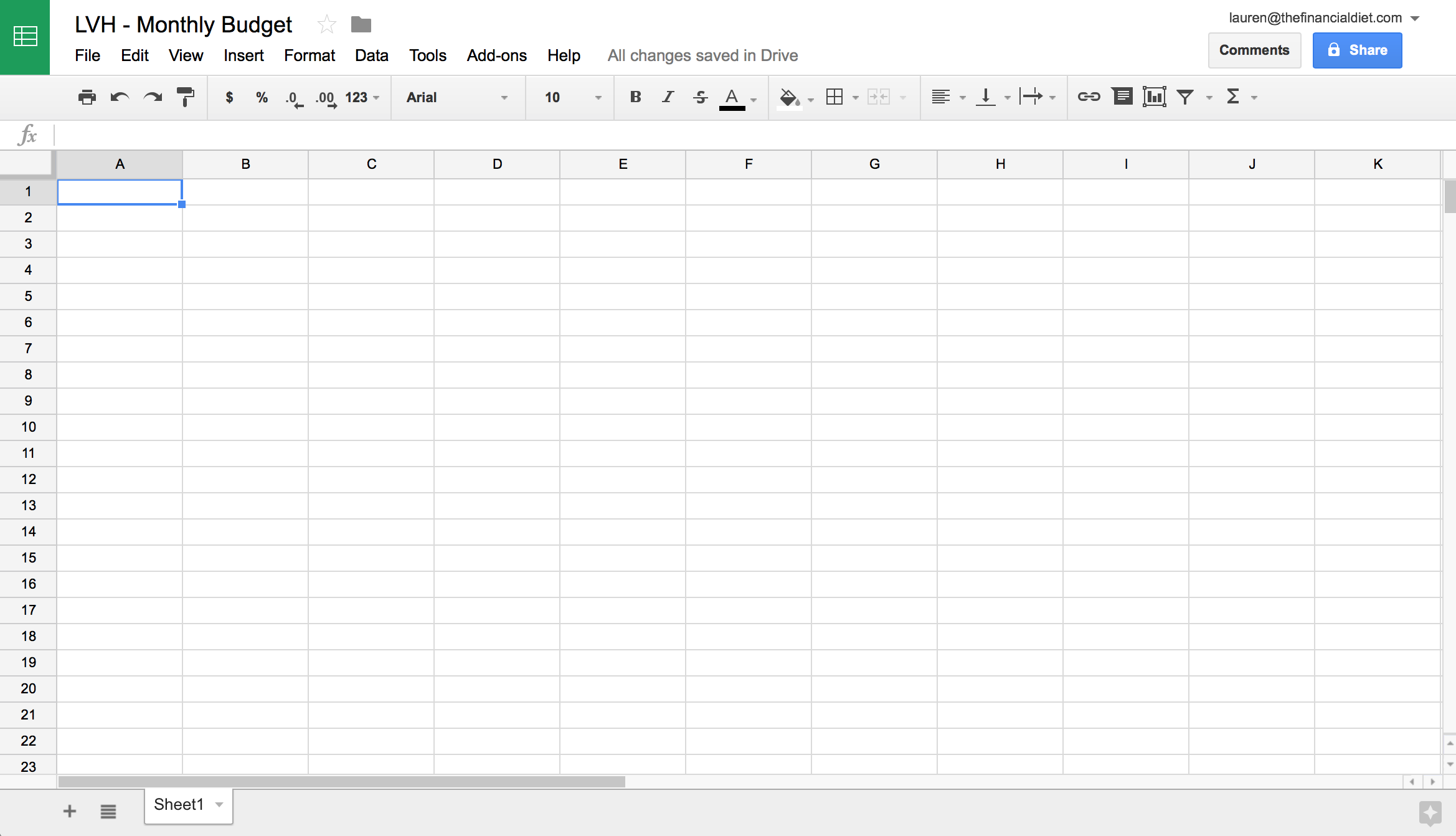 Spreadsheet