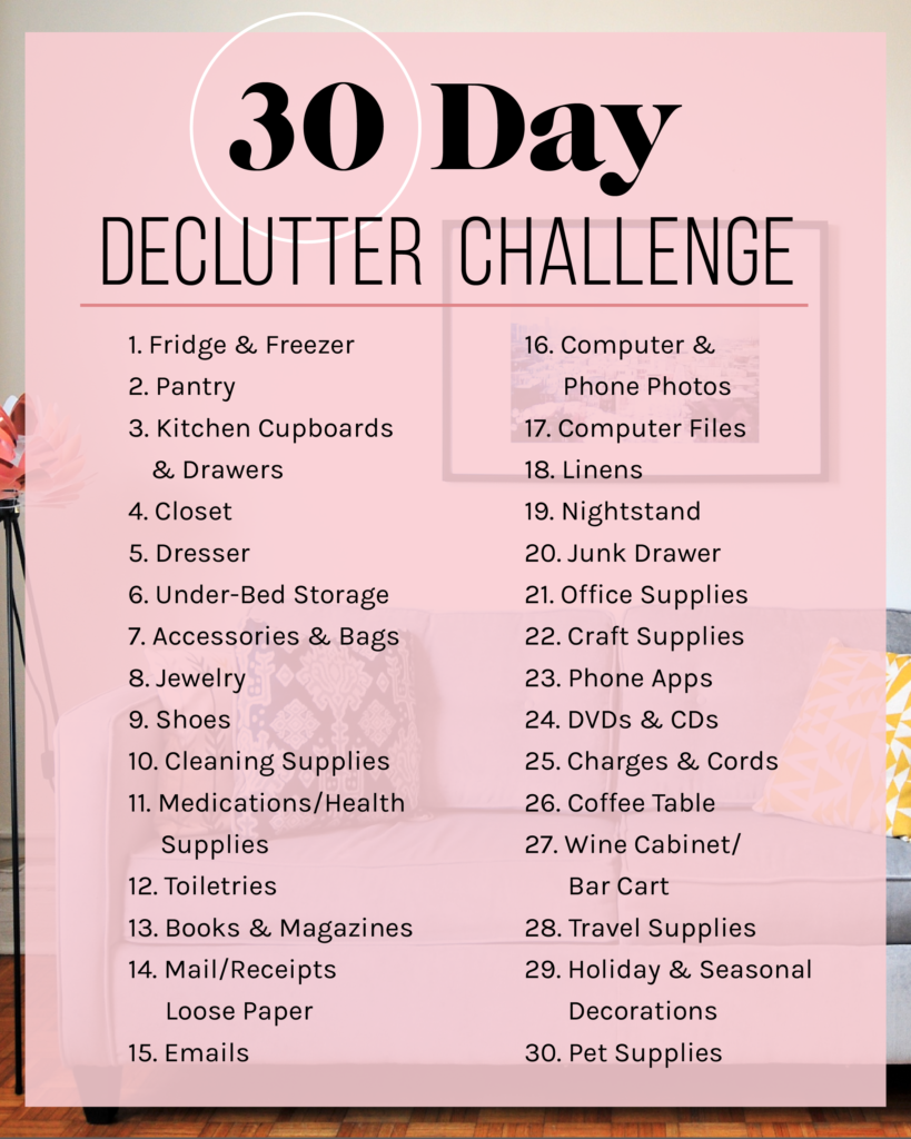 Exactly How I Plan To Declutter My Apartment In 30 Days